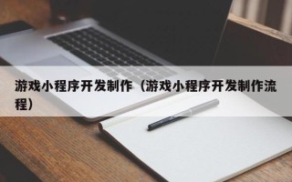 山南游戏小程序开发制作（游戏小程序开发制作流程）